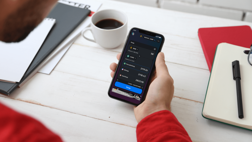 What is crypto swap KEYRING SWAP