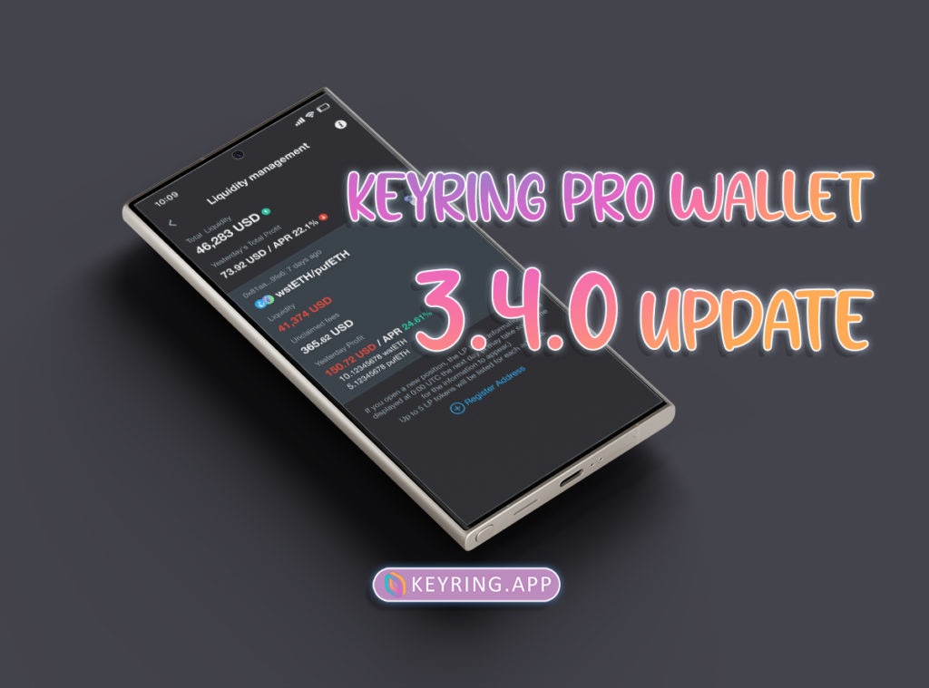 KEYRING PRO Wallet update 3.4.0 thumb 03 Samsung Galaxy S24 Ultra Mockup4