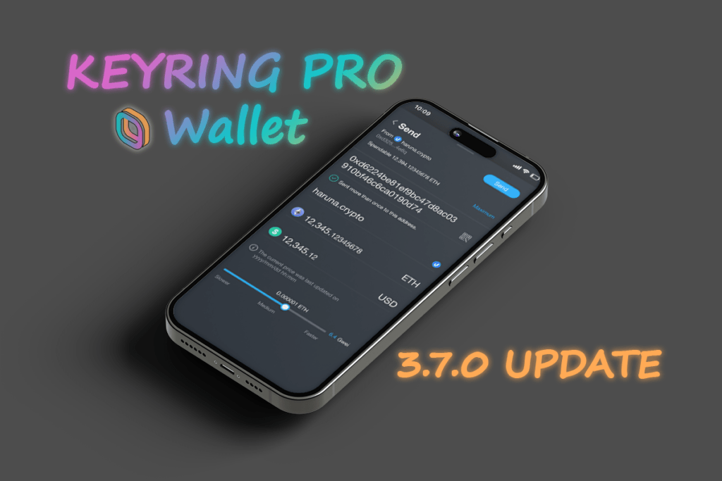 KEYRING PRO Wallet 3.7.0 update thumbnail 1200