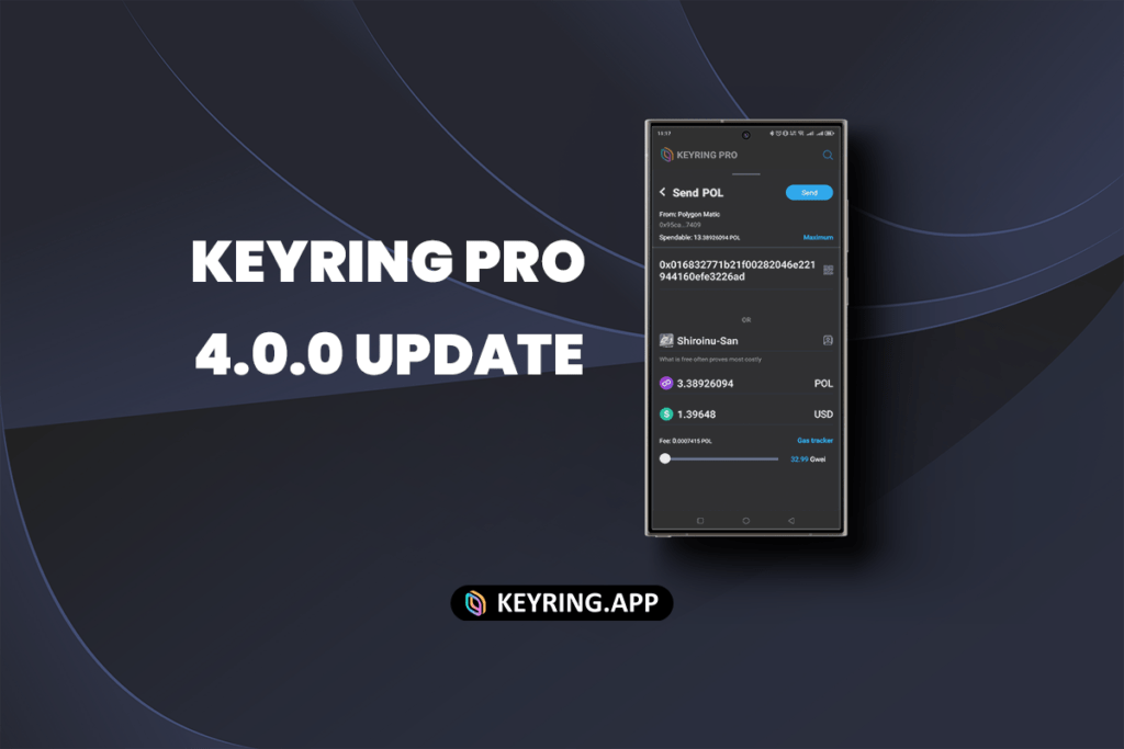 KEYRING PRO Wallet 4.0.0 Update thumb