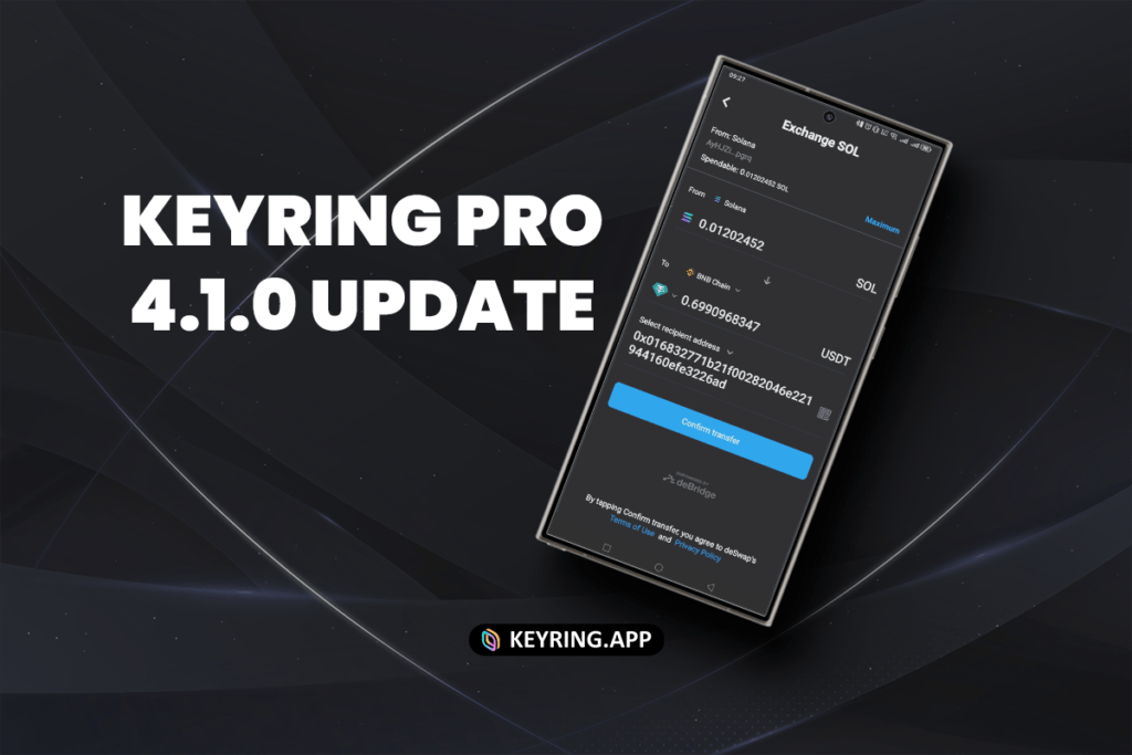 KEYRING PRO Wallet 4.1.0 Update thumb 3