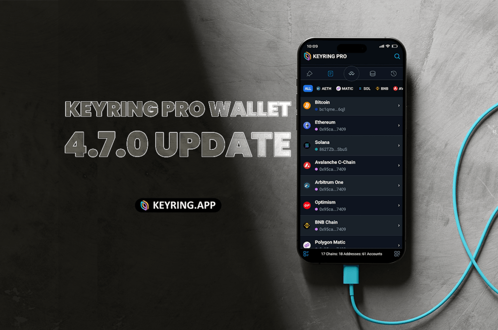 KEYRING PRO Wallet 4.7.0 Update THUMB
